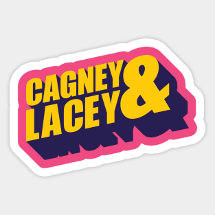 Cagney & Lacey Sticker